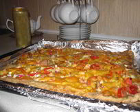 Пицца с курицей