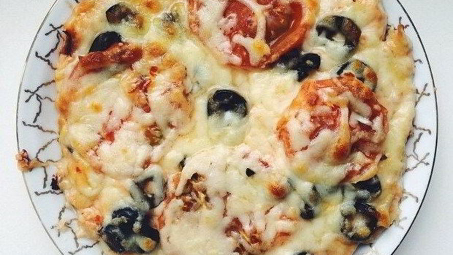 Рецепт диетическая пицца на курином тесте