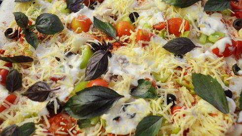 диетическая пицца на лаваше