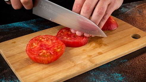 домашняя пицца с моцареллой и креветками