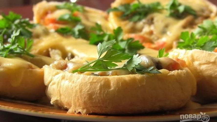 Рецепт фаршированные булочки в микроволновке