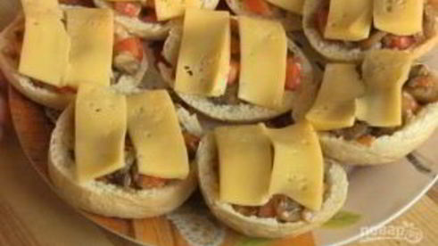 фаршированные булочки в микроволновке