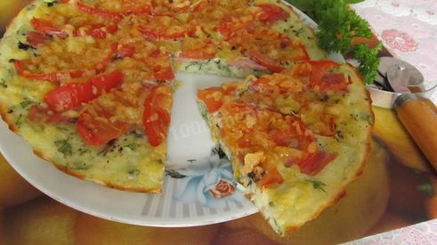 кабачковая пицца из кабачков в духовке