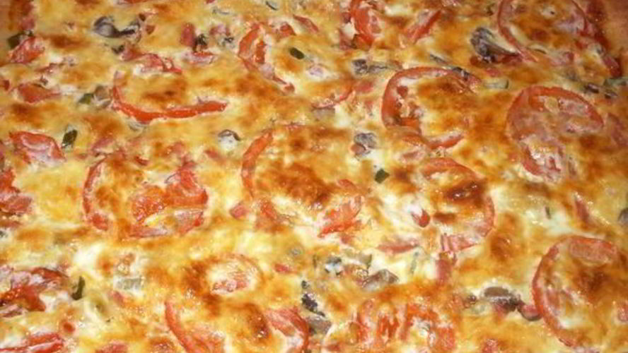 Рецепт легкая пицца из творожного теста