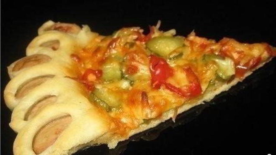 Рецепт необычная пицца