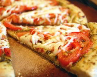 Пицца без дрожжей на молоке