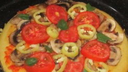 пицца без дрожжей на молоке