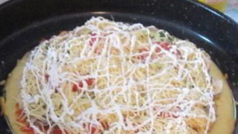 пицца без дрожжей на молоке