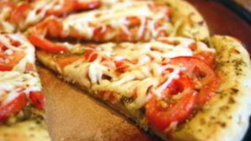 пицца без дрожжей на молоке