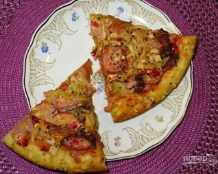 Пицца без дрожжей