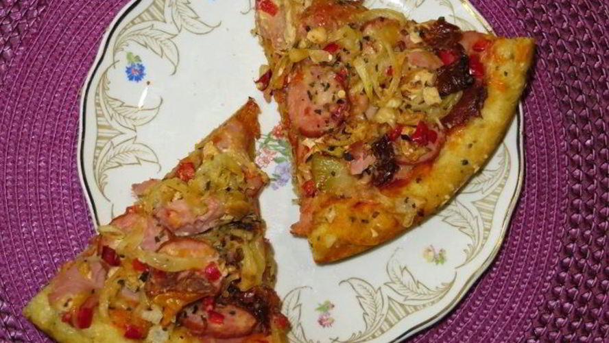 Рецепт пицца без дрожжей