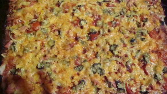 Рецепт Пицца Деревенская