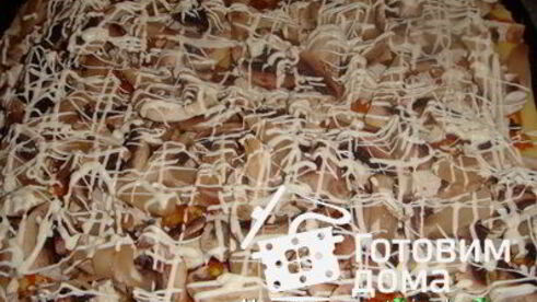 пицца грибная