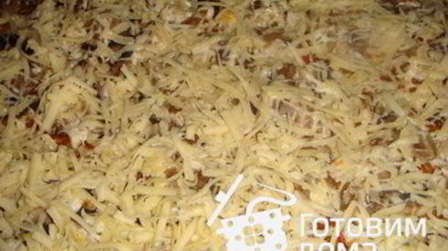 пицца грибная