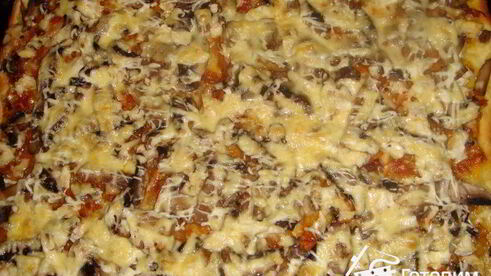 пицца грибная