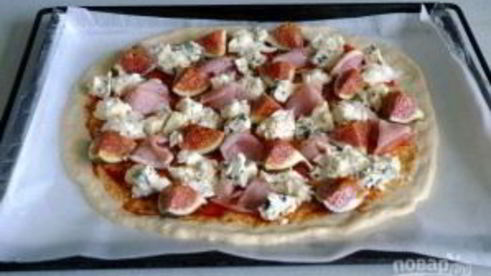 пицца из пирожкового теста в духовке