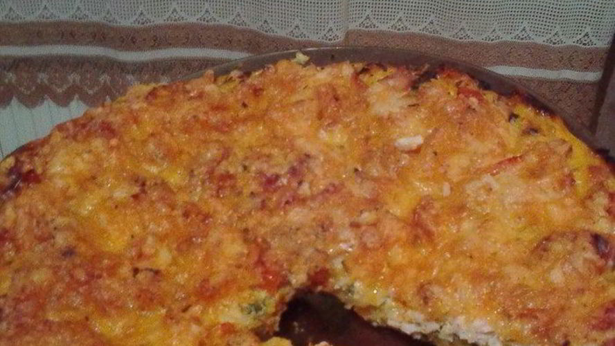 Рецепт пицца из тыквы с курицей