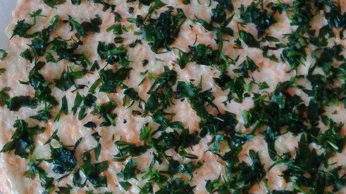 пицца из тыквы с курицей