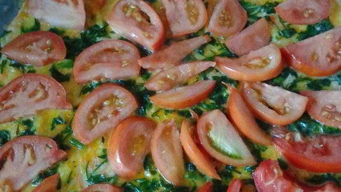 пицца из тыквы с курицей