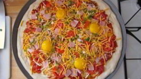 пицца к завтраку