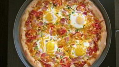 пицца к завтраку