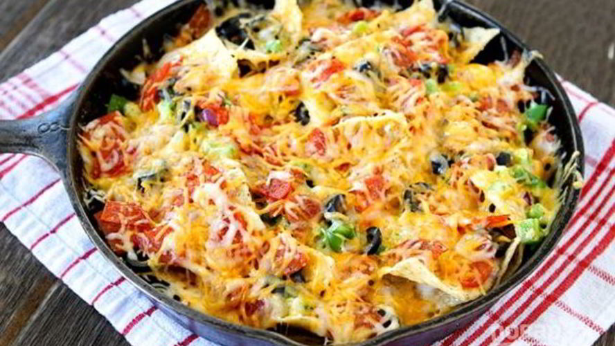 Рецепт пицца на чипсах