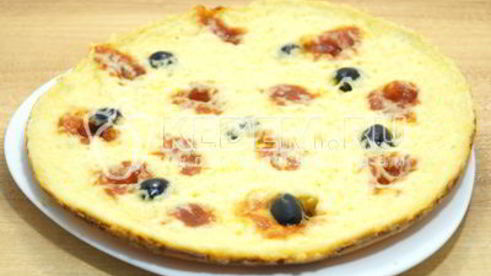 пицца на сковороде