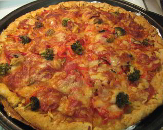 Пицца на сметане в духовке