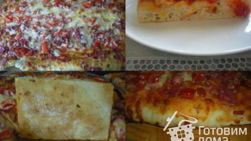 пицца на воздушном тесте