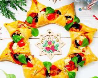 Пицца Рождественский венок