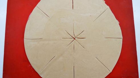 пицца рождественский венок