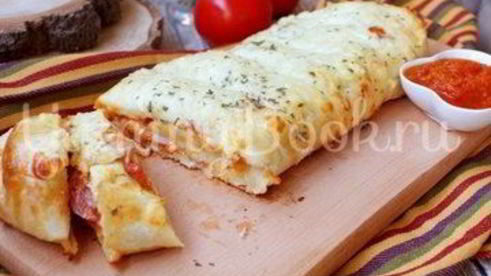 пицца-рулет стромболи