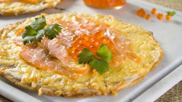 Рецепт Пицца с копченым лососем
