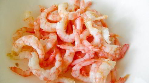 пицца с креветками