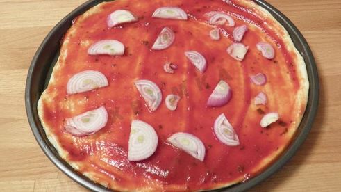 пицца с морепродуктами в духовке