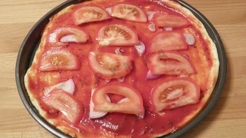 пицца с морепродуктами в духовке