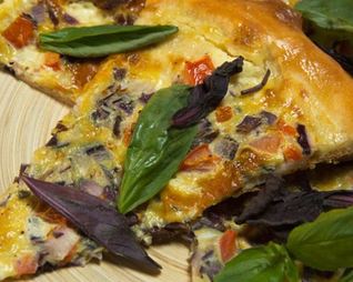 Пицца с омлетом