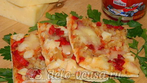 Рецепт Пицца с овощами