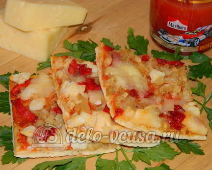 Пицца с овощами