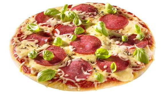 Рецепт Пицца с сырокопченой колбасой