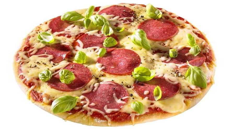 Рецепт пицца с сырокопченой колбасой