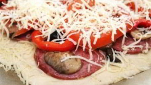 пицца с тонким тестом