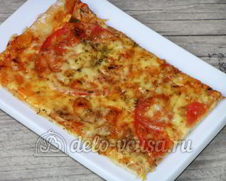 Пицца с тунцом