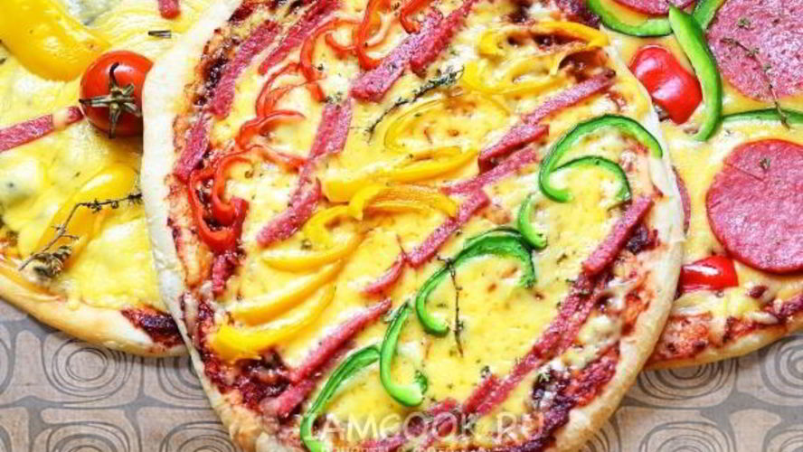 Рецепт пицца со сливовым соусом