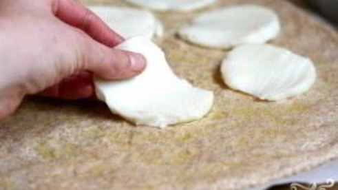 пицца со спаржей