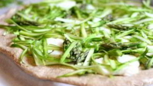 пицца со спаржей