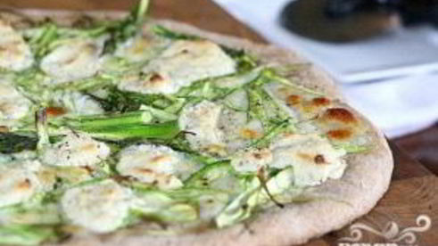 пицца со спаржей