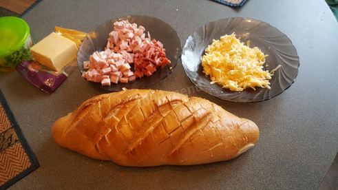 пицца в булке