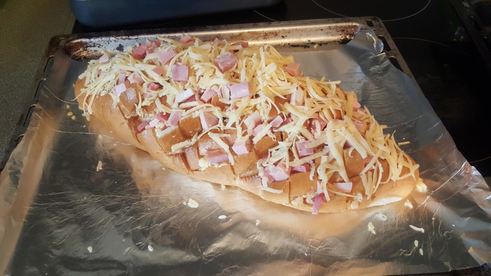 пицца в булке