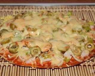 Пицца в духовке без дрожжей